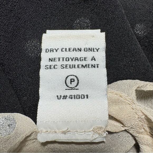 Diane Von Furstenberg Women 10 Sheer Dress Gold Studded Glam Formal Embellished - Picture 9 of 12